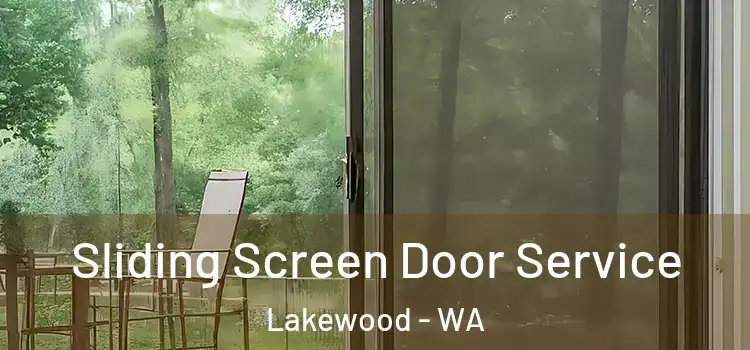 Sliding Screen Door Service Lakewood - WA